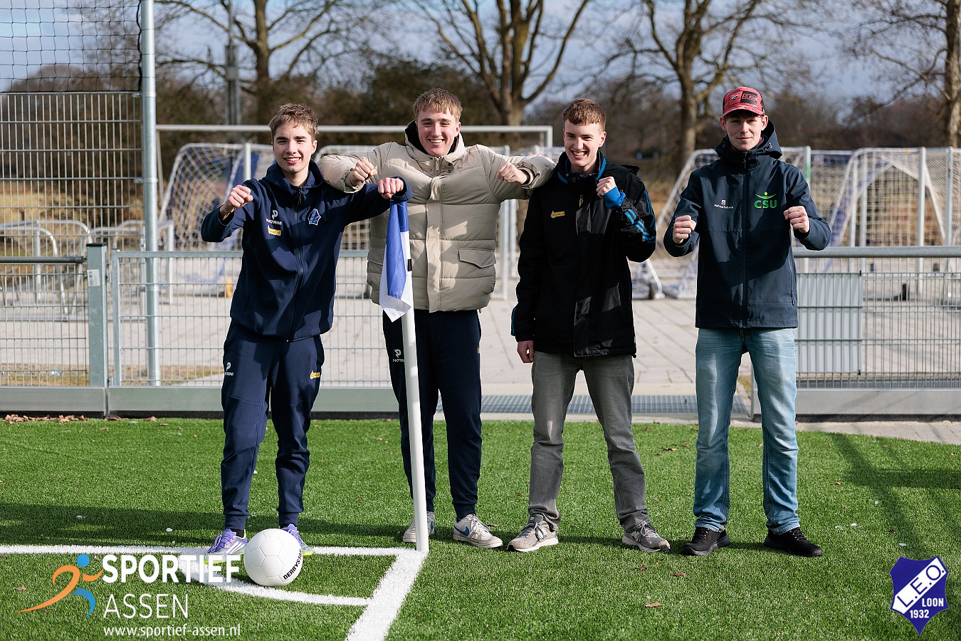 VV LEO JO17-3 vs FC Meppel JO17-1 14 februari 2026 - © Sportief Assen
