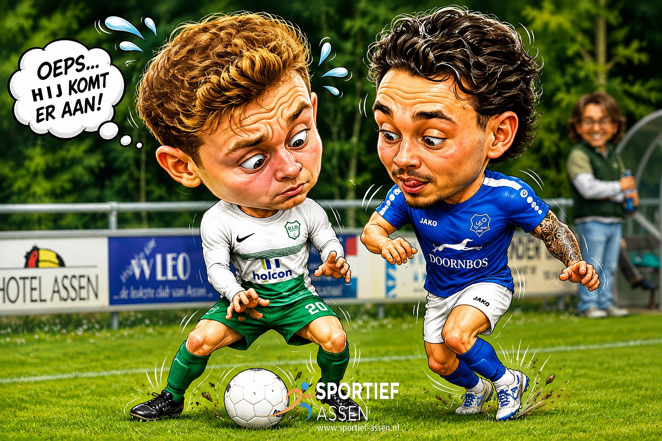 VV LEO 1 vs DIO Groningen 1 - © Sportief Assen